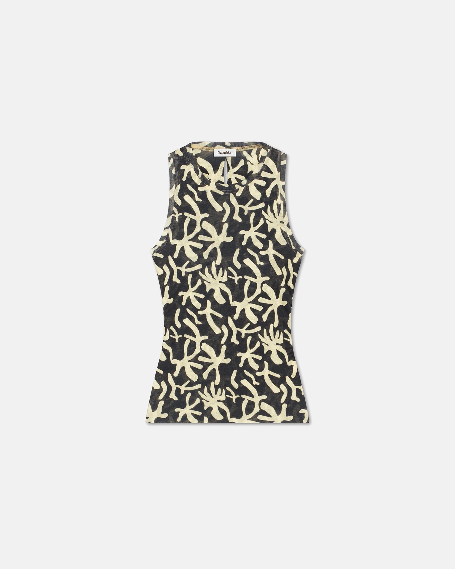 SAFEA - Mesh-jersey tank top - Reef - 1