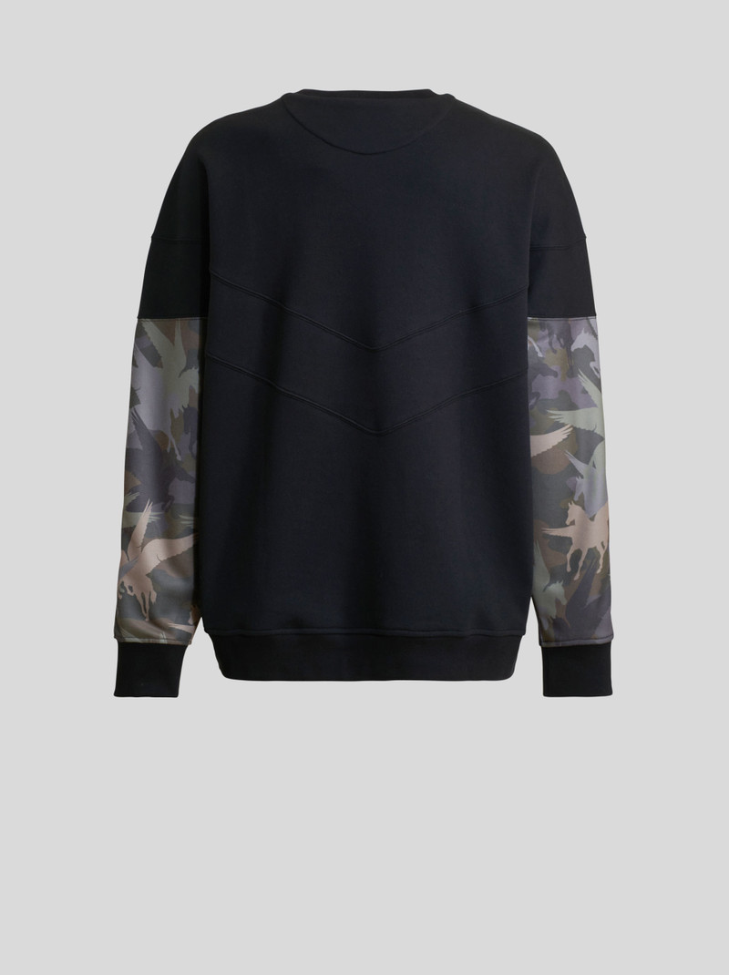 PATCHWORK JERSEY SWEATSHIRT WITH ETRO CUBE LOGO 5