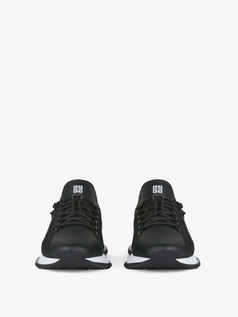 Givenchy SPECTRE RUNNER SNEAKERS IN LEATHER WITH ZIP outlook