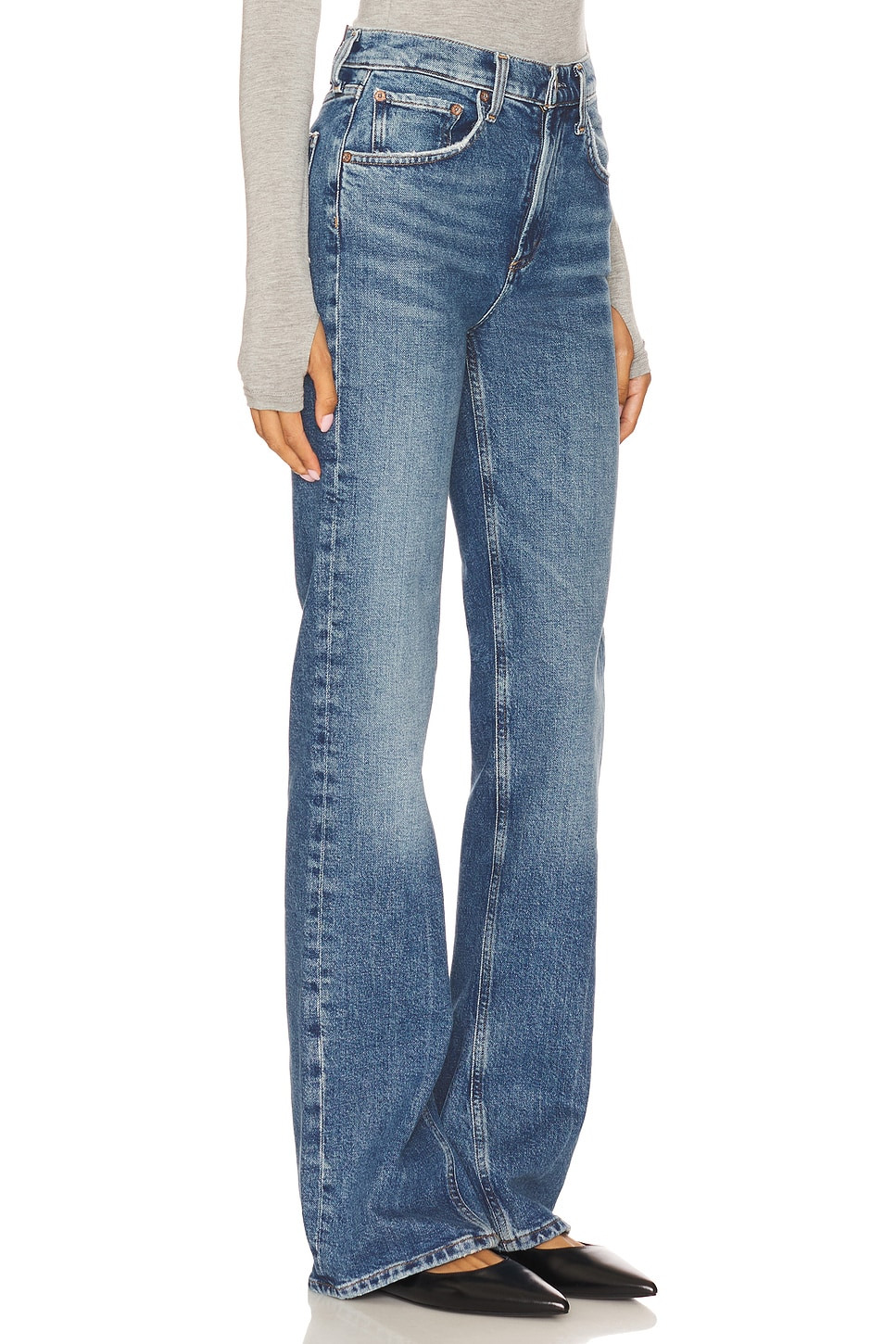 Mid Rise Kick Boot Jeans - 2