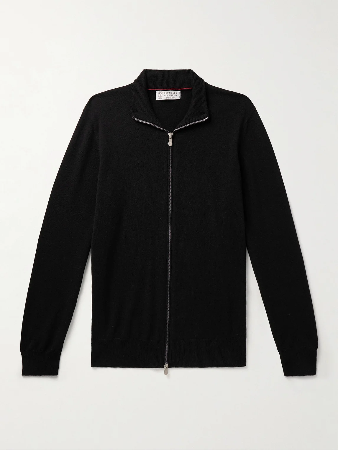Cashmere Zip-Up Sweater - 1