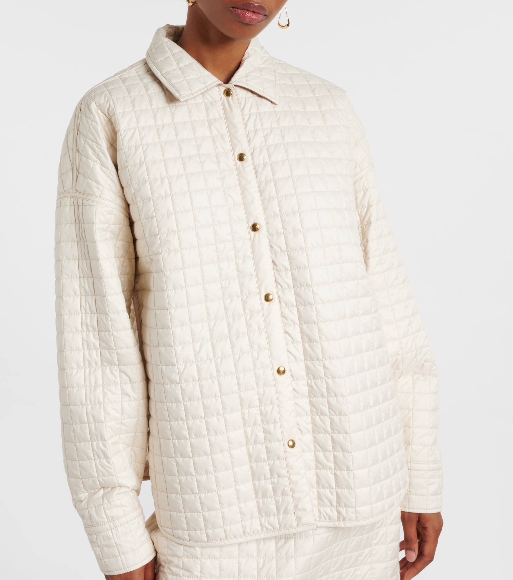 Reversible quilted overshirt - 7