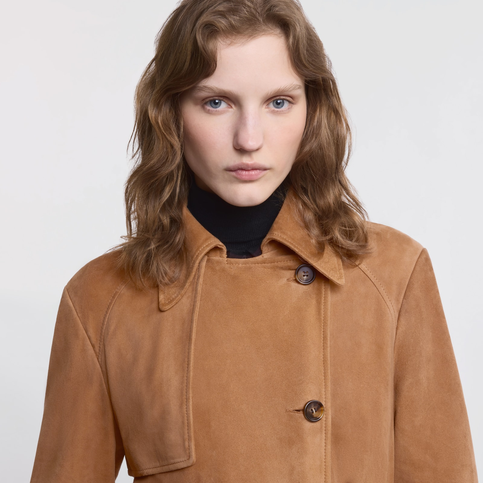 Trench Coat in suede - 7