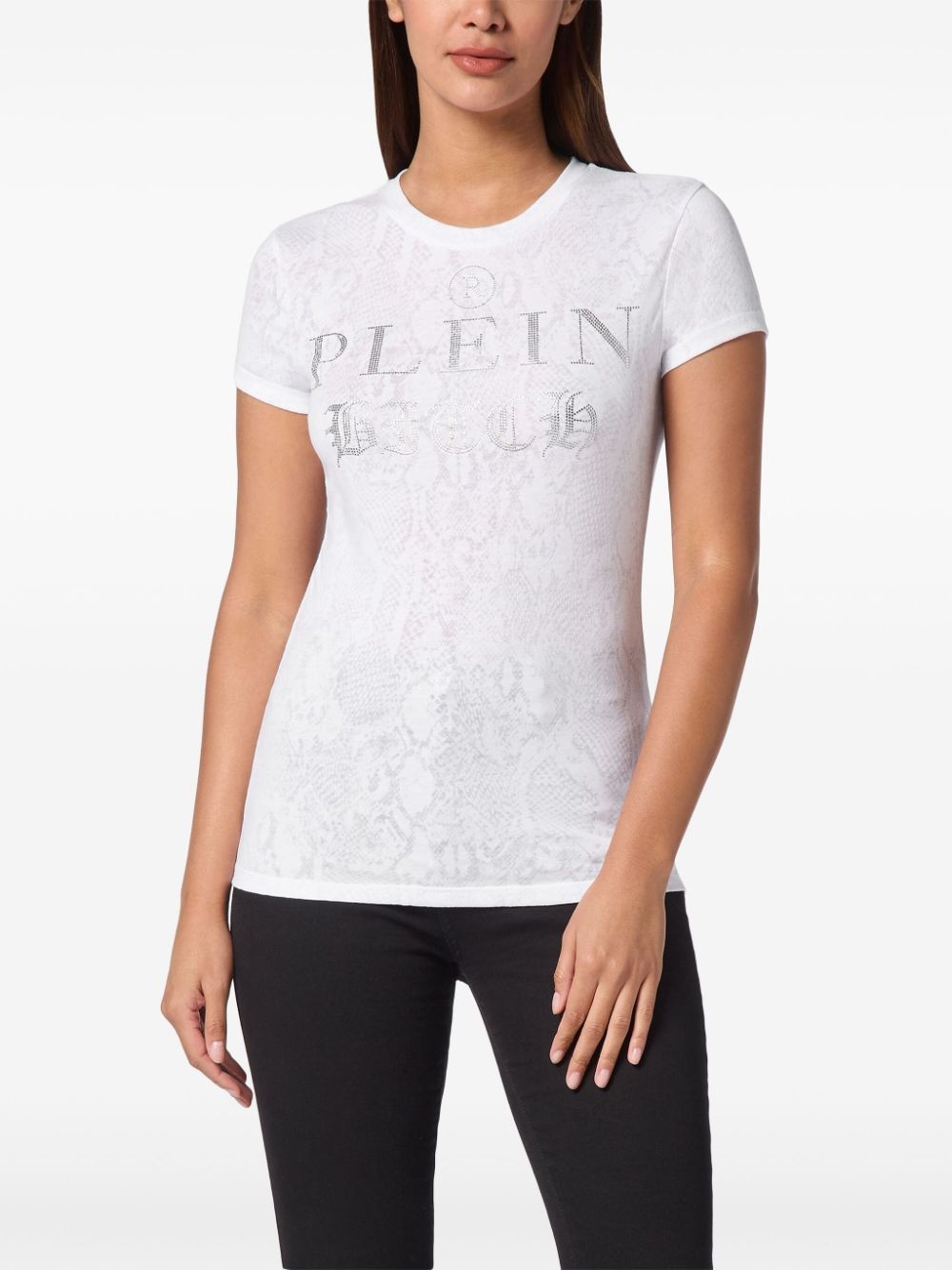 logo-embellished T-shirt - 3