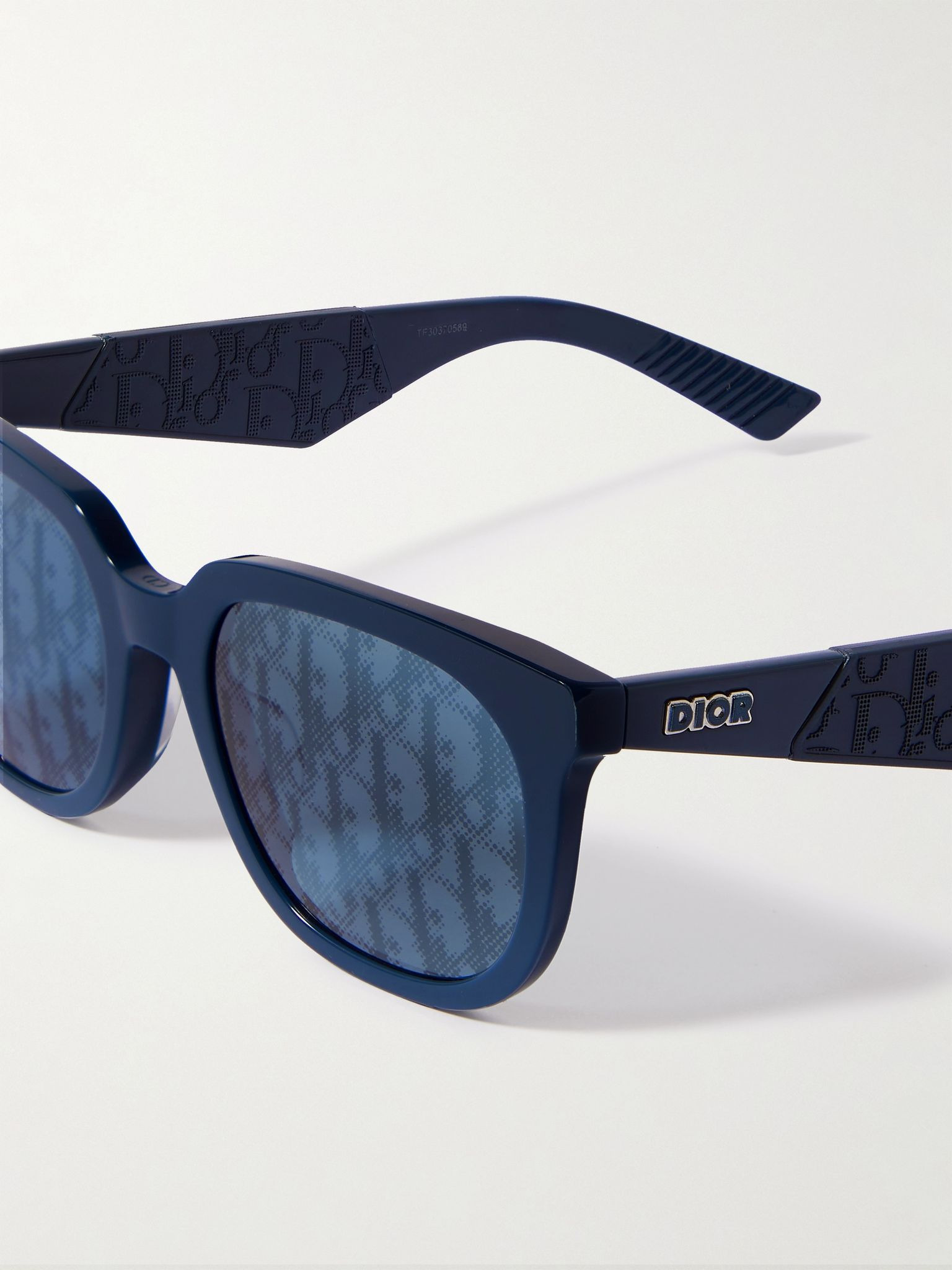 Dior B27 S3F D-Frame Logo-Detailed Acetate Sunglasses Black - 3