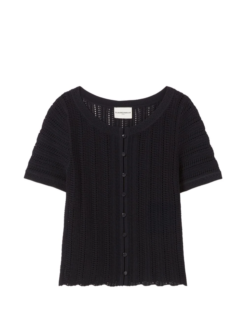 buttoned knit cardigan - 1