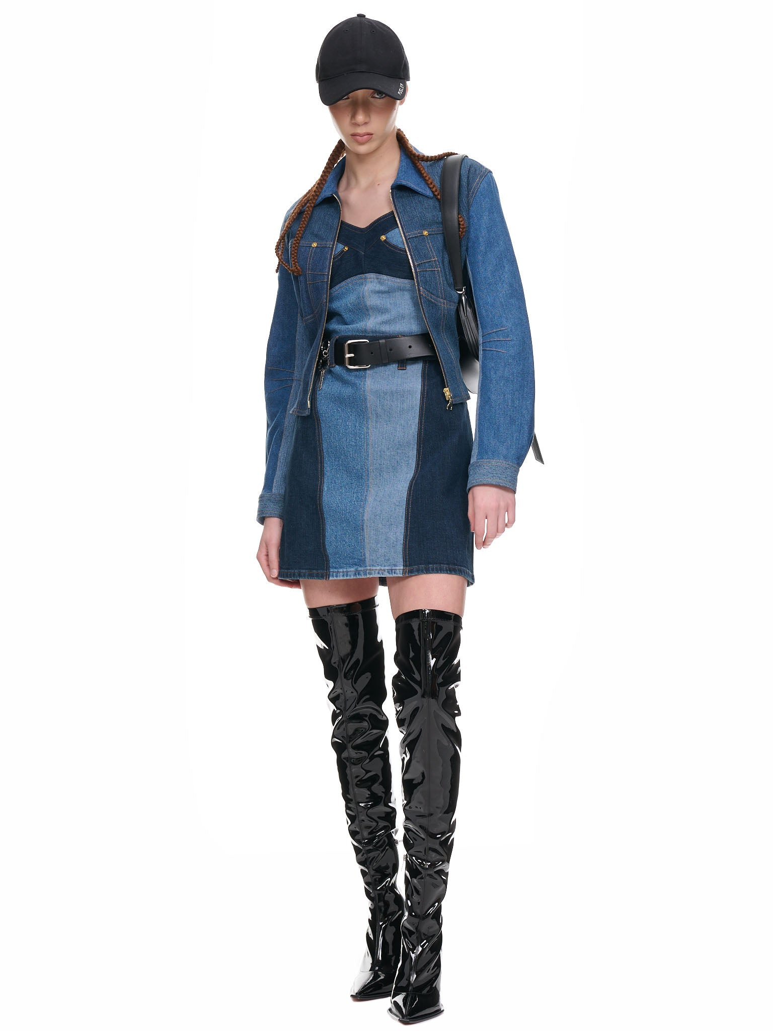 Regenerated Denim Dress - 6