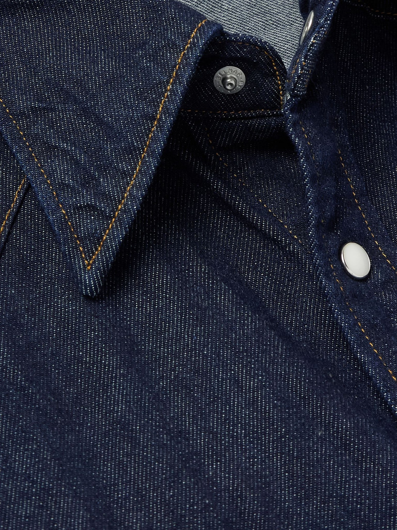 Husky Denim Western Shirt Blue 5