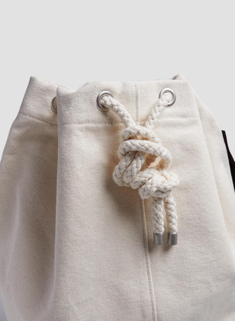 Wild Bricks Canvas Duffle Bag Brown 4