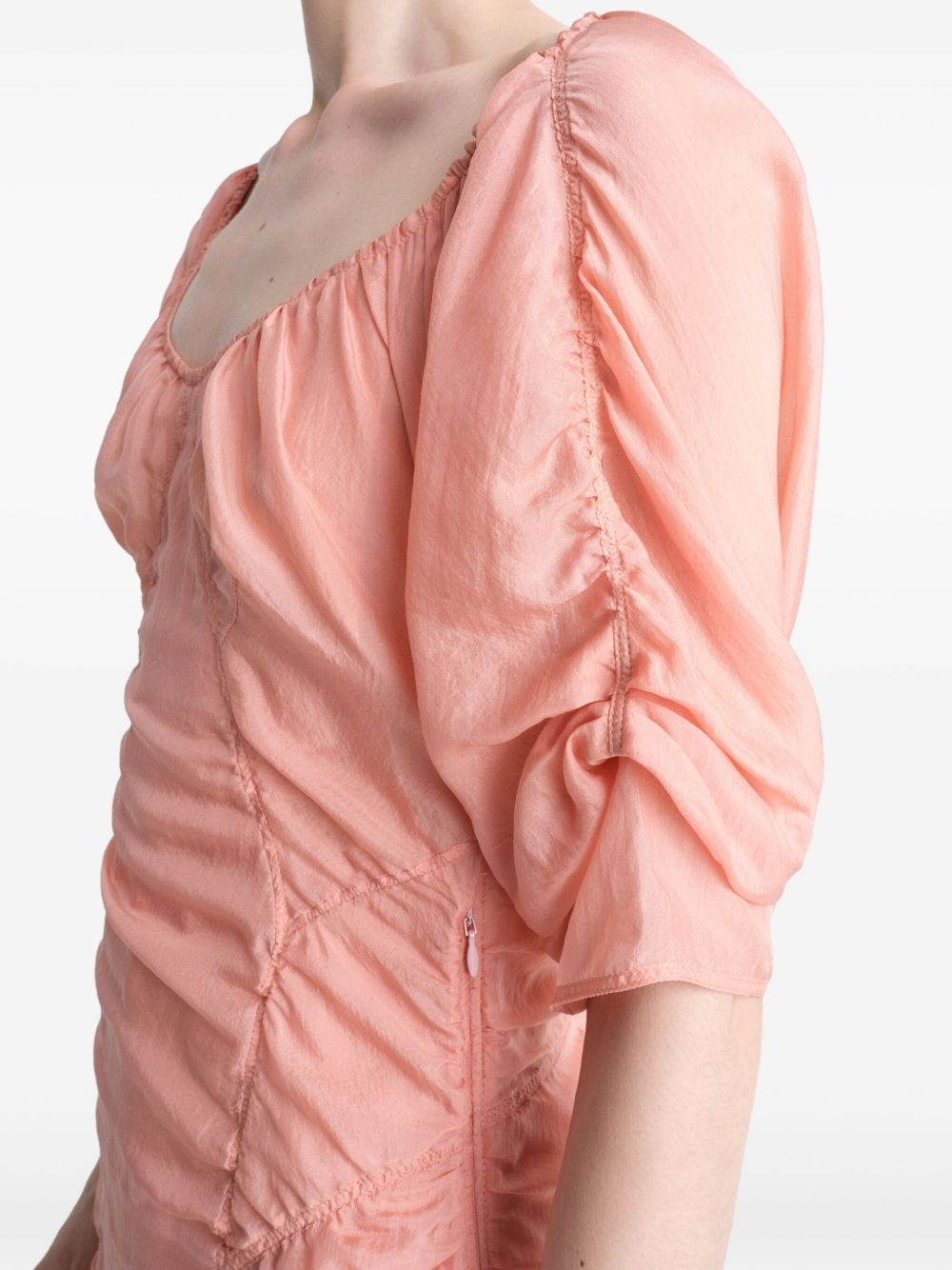 chiffon midi dress - 5