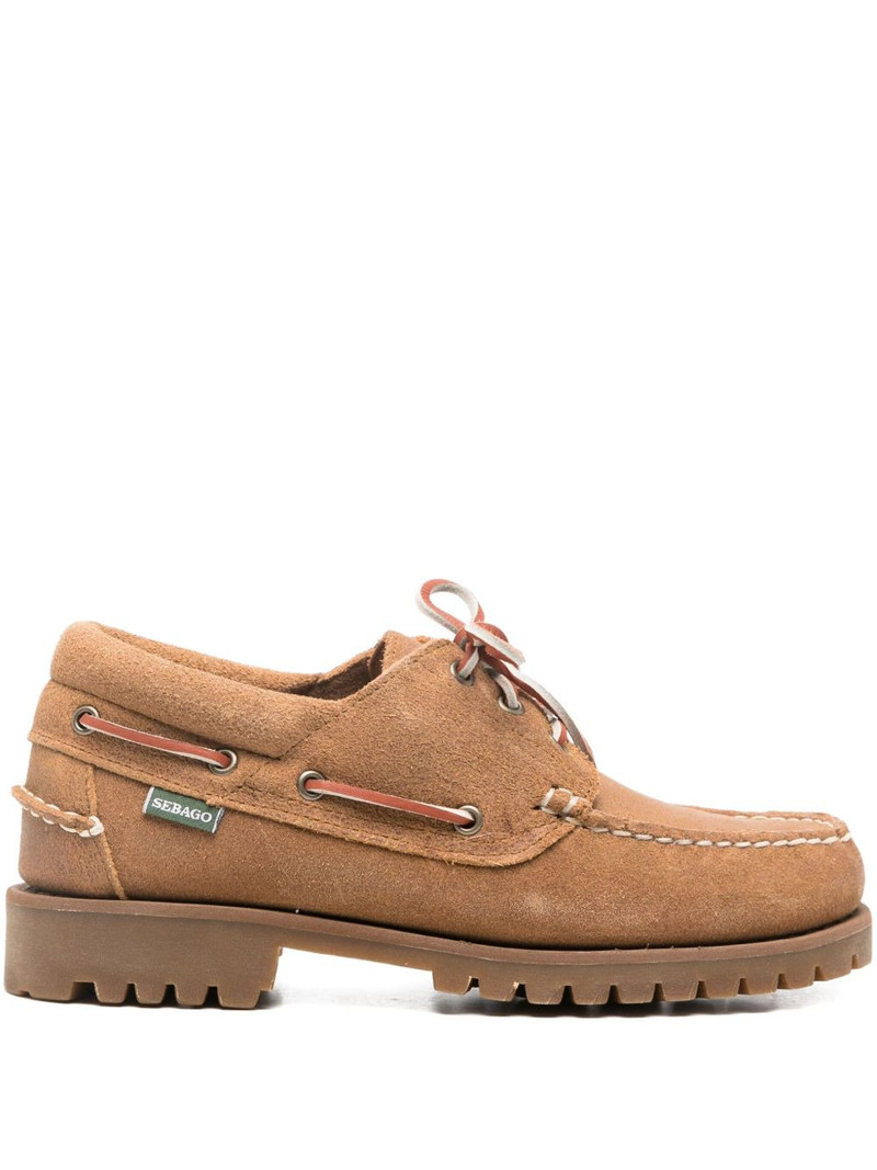 Acadia suede lace-up loafers 1