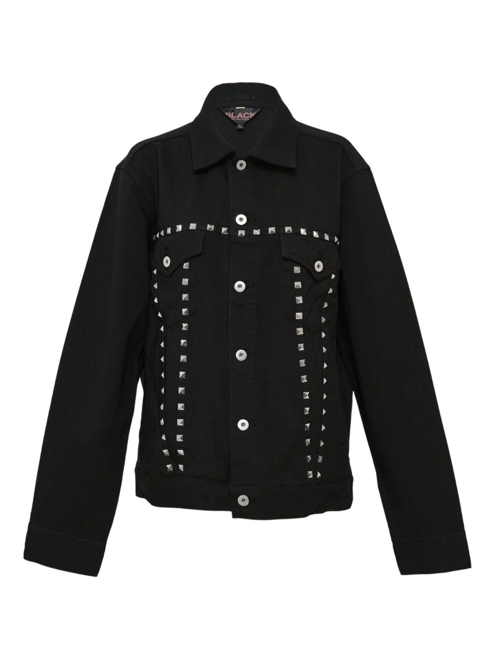 rockstud-embellished jacket - 1