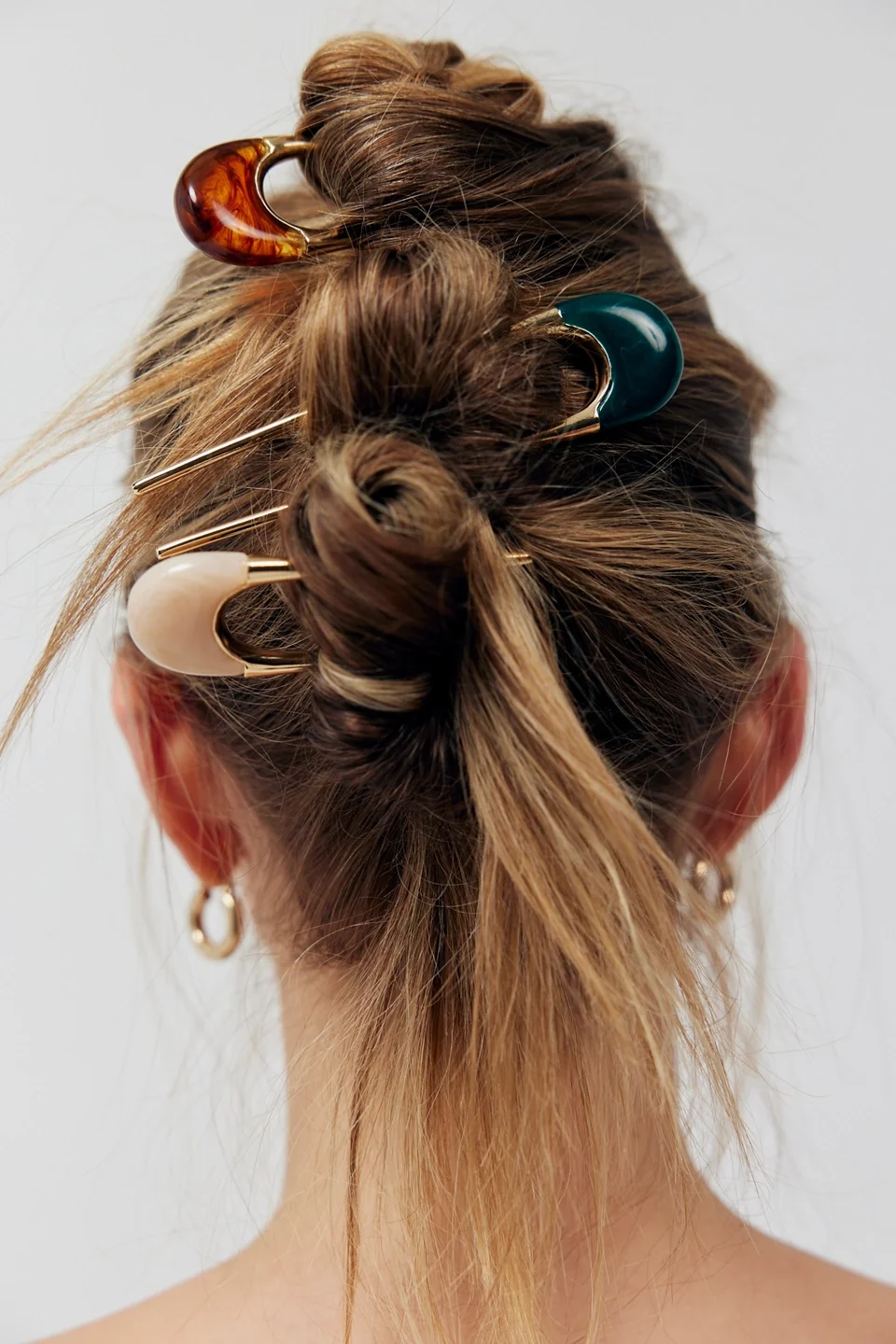 Suki Gold Plated Hair Pin - 1