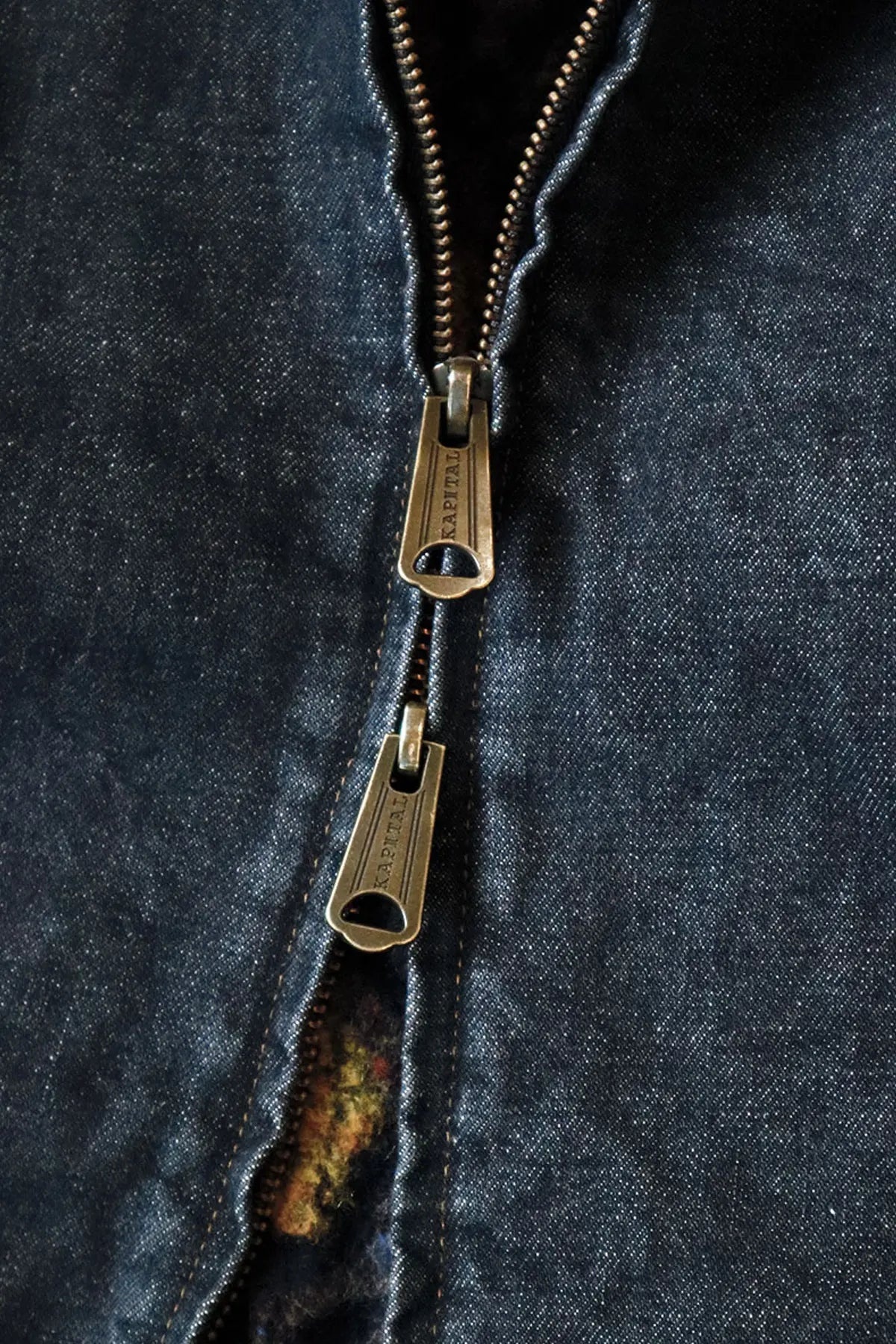 14oz BLKxECR Denim T-Back Drizzler JKT - Black - 4