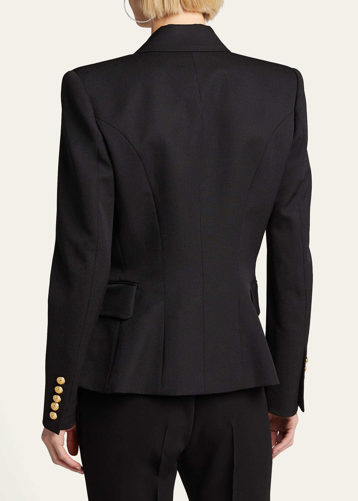 Classic Double-Breasted Blazer - 3