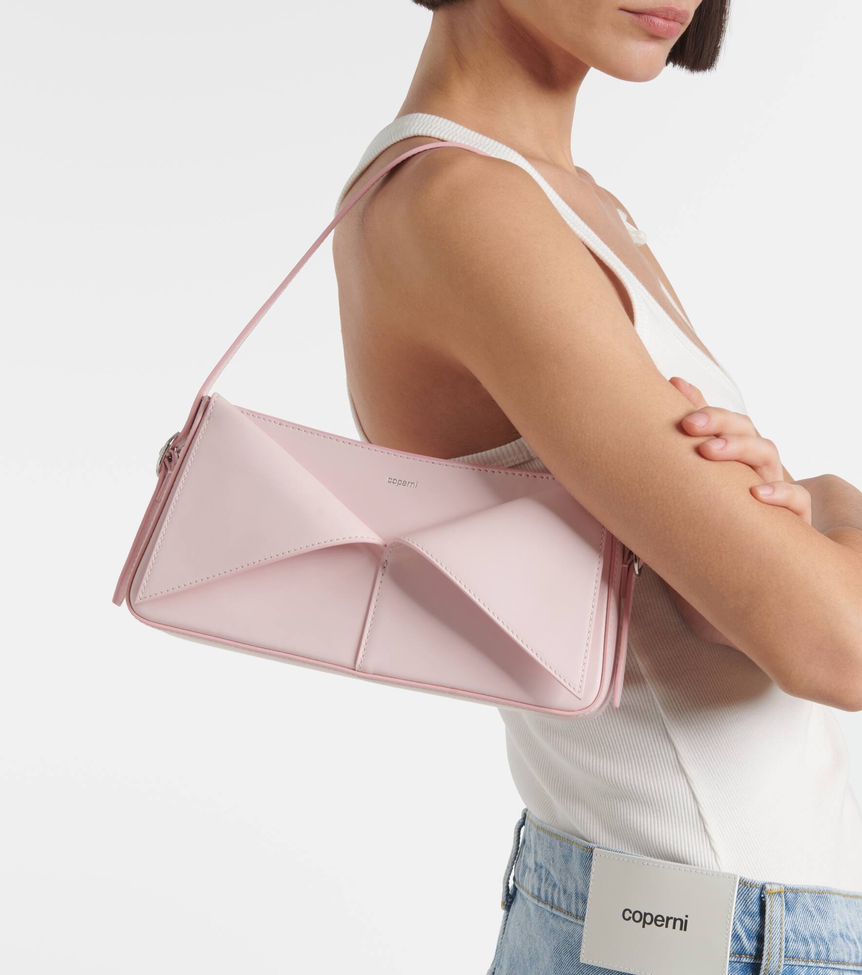 Belt leather shoulder bag - 2