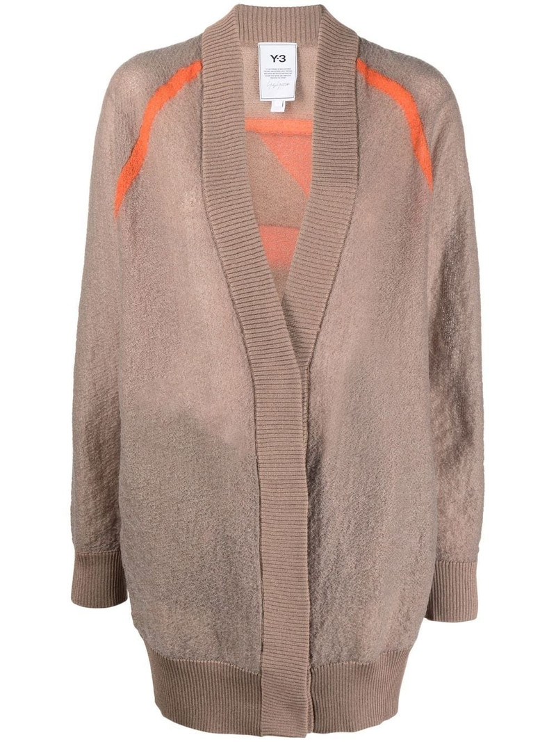 logo-jacquard cardigan 1