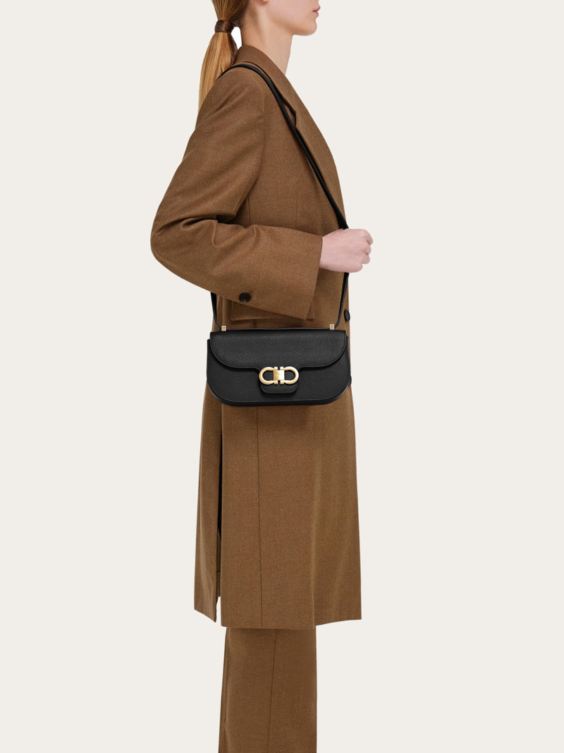 FERRAGAMO Double Gancini mini crossbody bag outlook