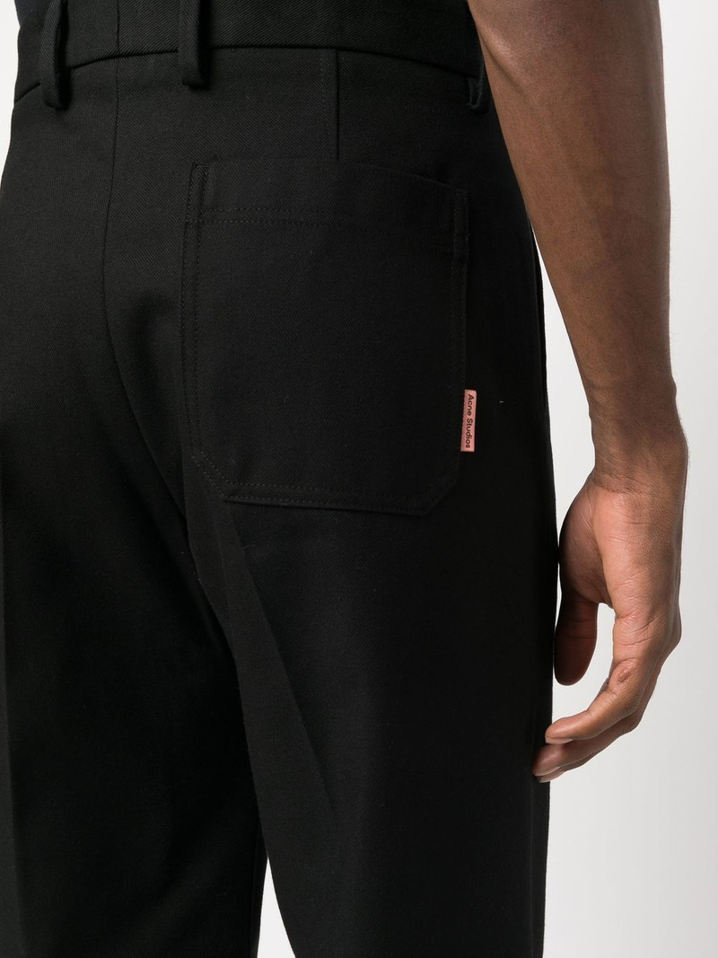 high-waisted straight-leg trousers 5