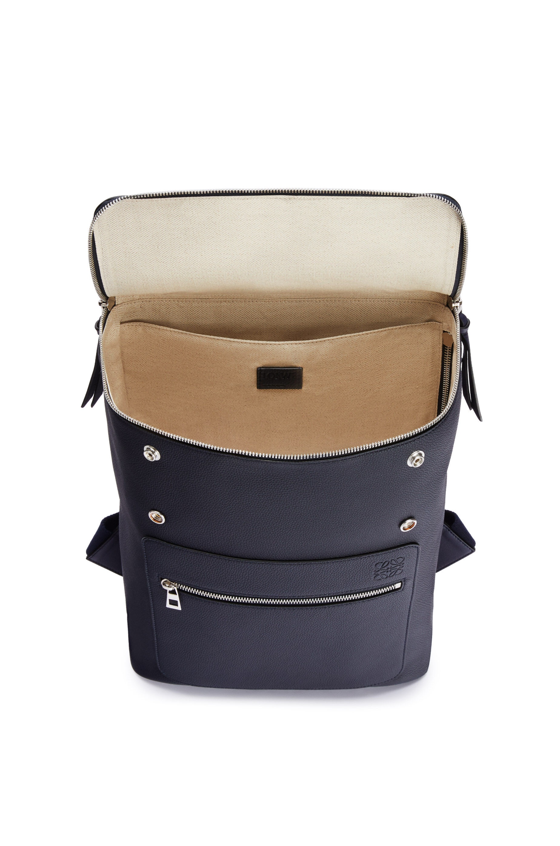 Slim Goya Backpack in soft grained calfskin - 5