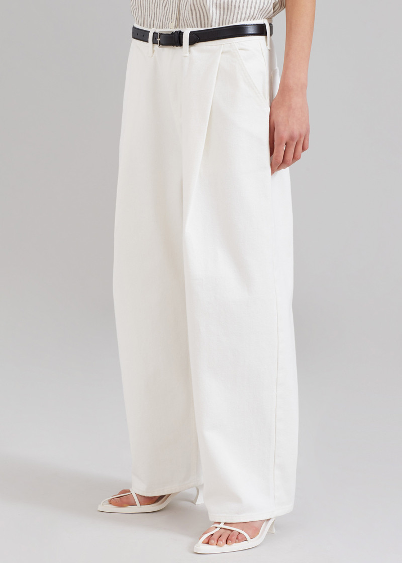Drew Denim Pants - White 4