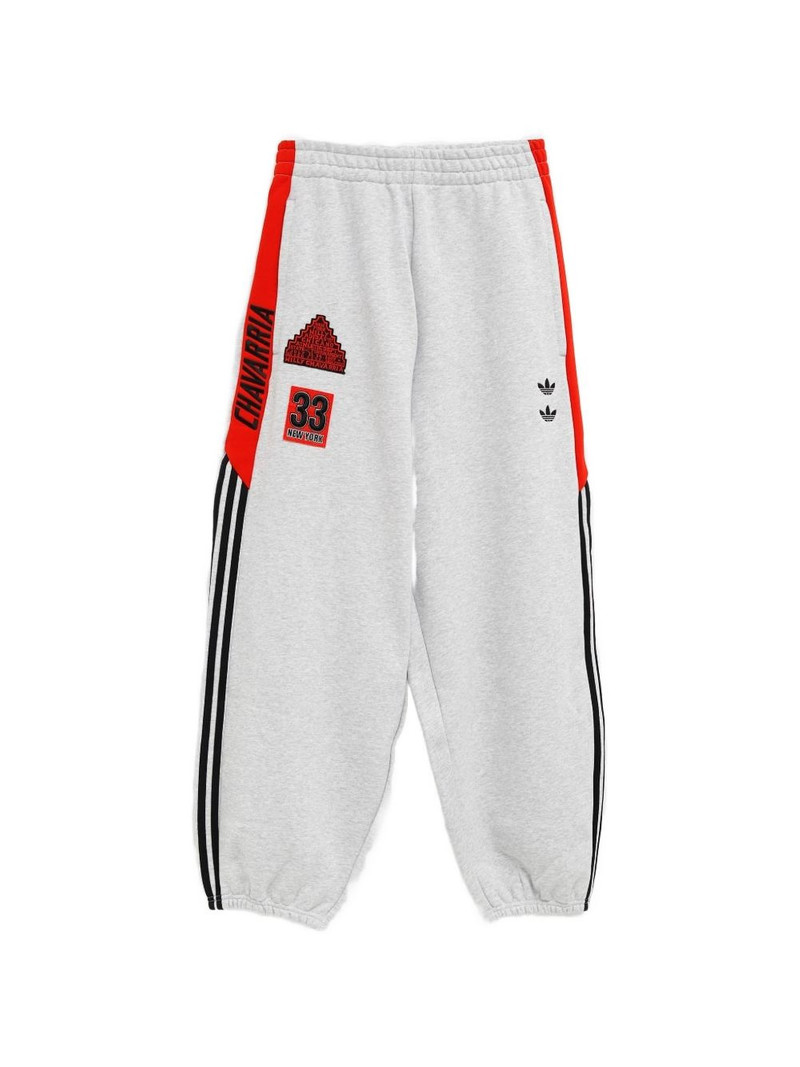 x Willy Chavarria logo-patch side-stripe track pants 1