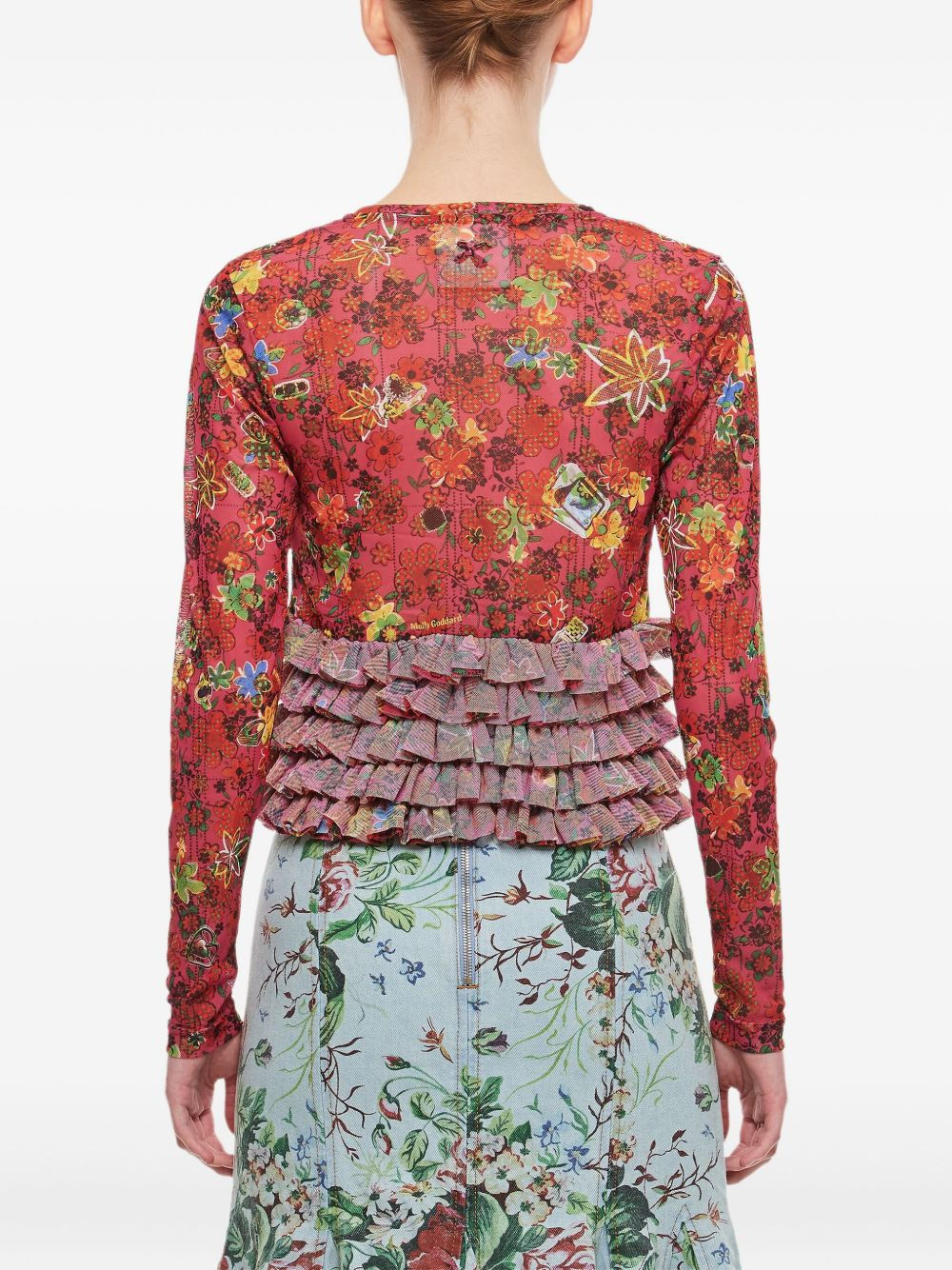 ruffled cardigan - 3