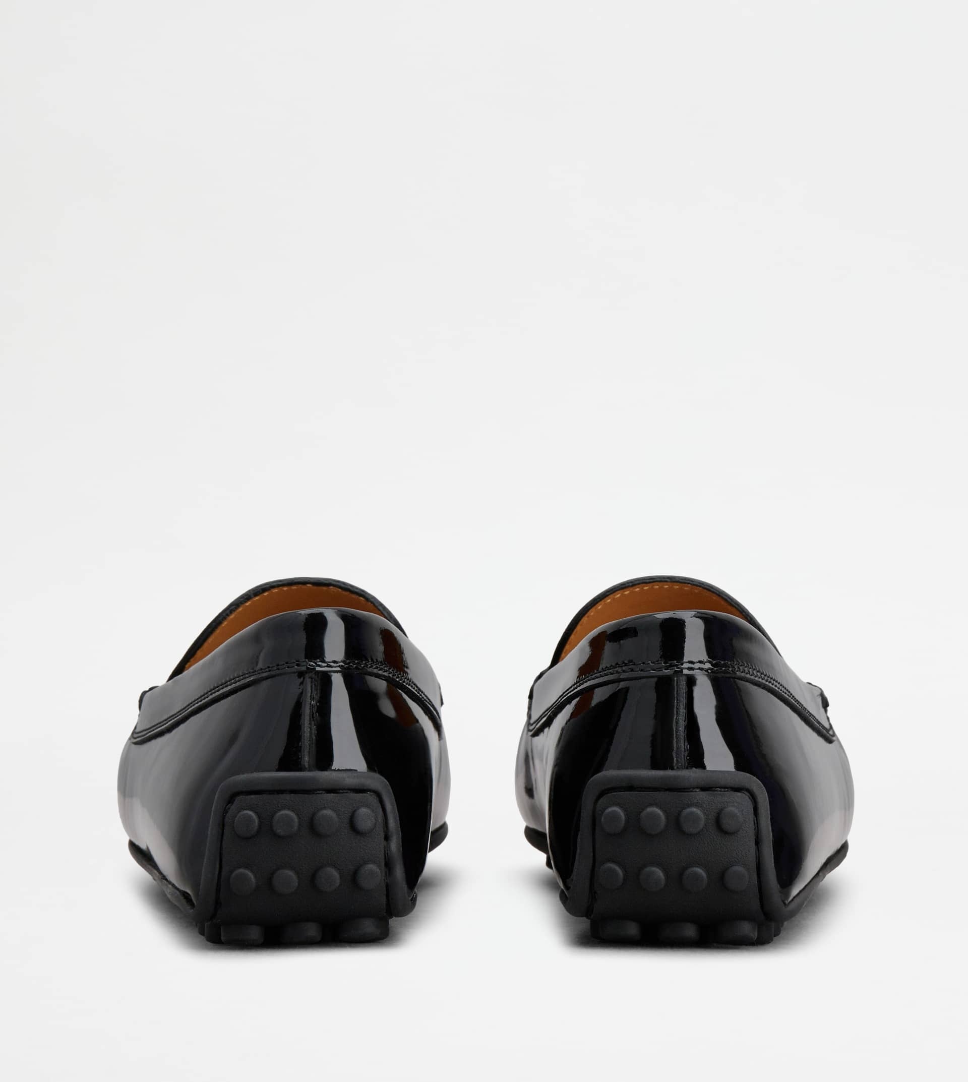CITY GOMMINO DRIVING SHOES IN PATENT LEATHER - BLACK - 3