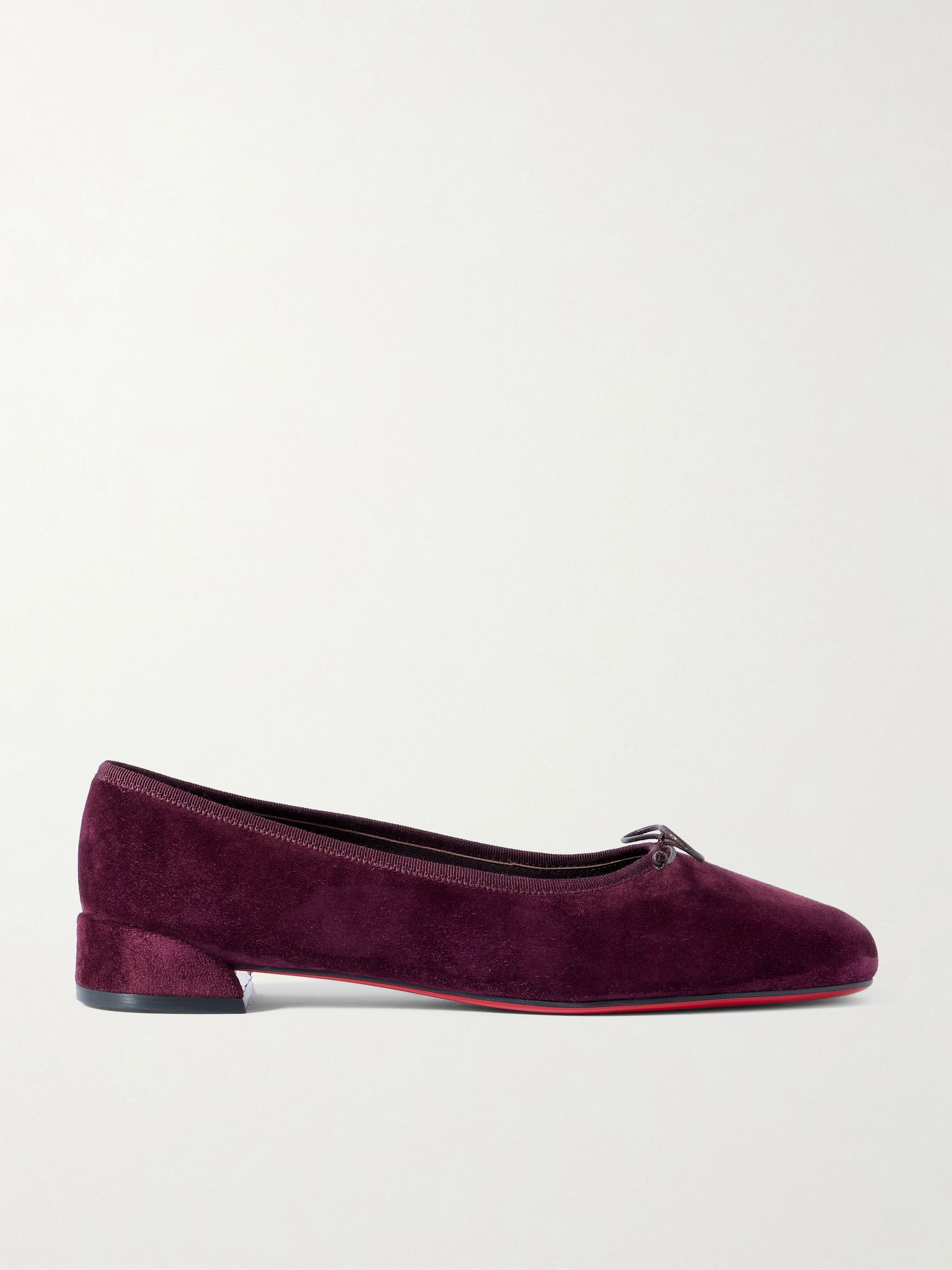 Sweetie Jane suede ballet flats Dark purple - 1