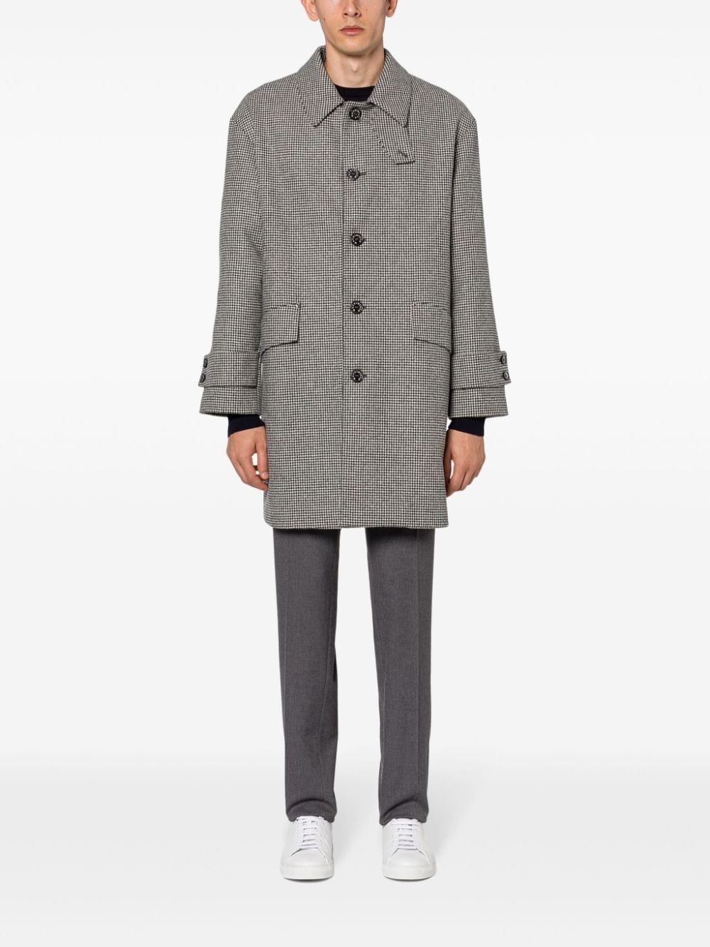 Humbie houndstooth coat - 2