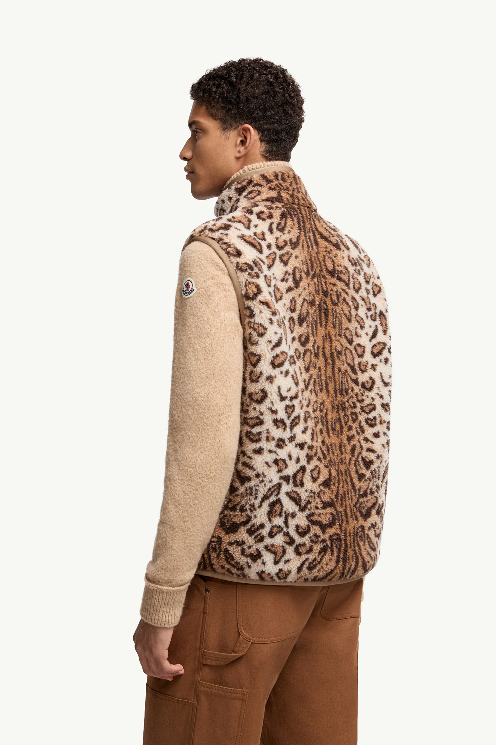 Wool Blend Teddy Zip-Up Vest - 5