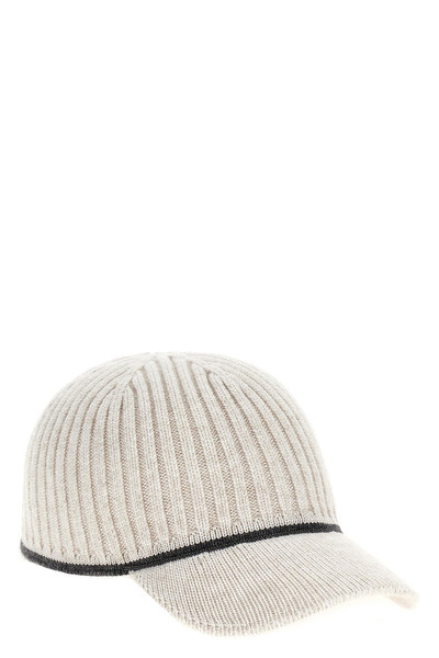 Brunello Cucinelli Ribbed knit cap outlook