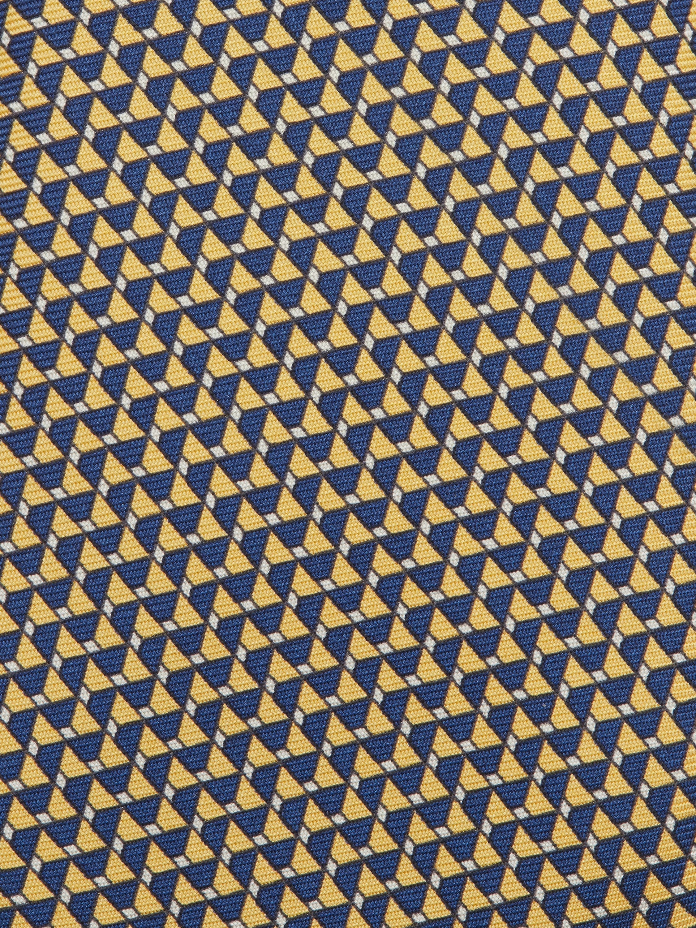 YELLOW SILK TIE - 2