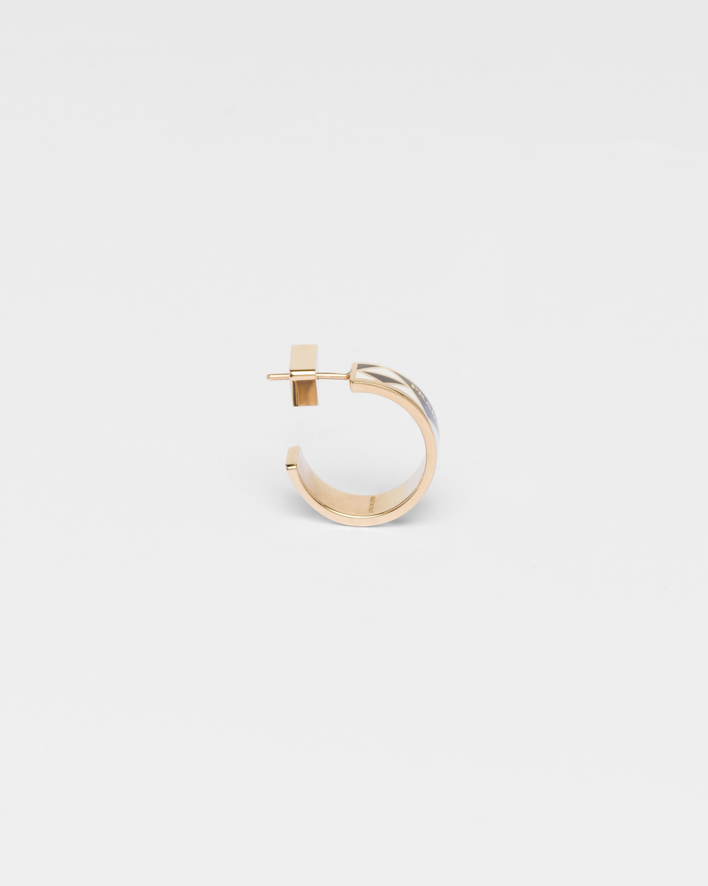 Prada Enameled metal earrings | REVERSIBLE