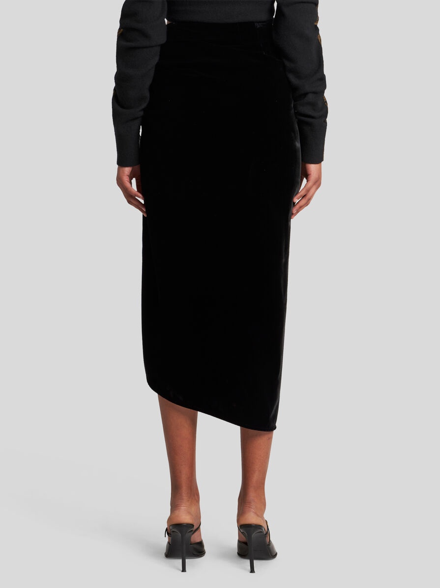 VELVET SKIRT - 4