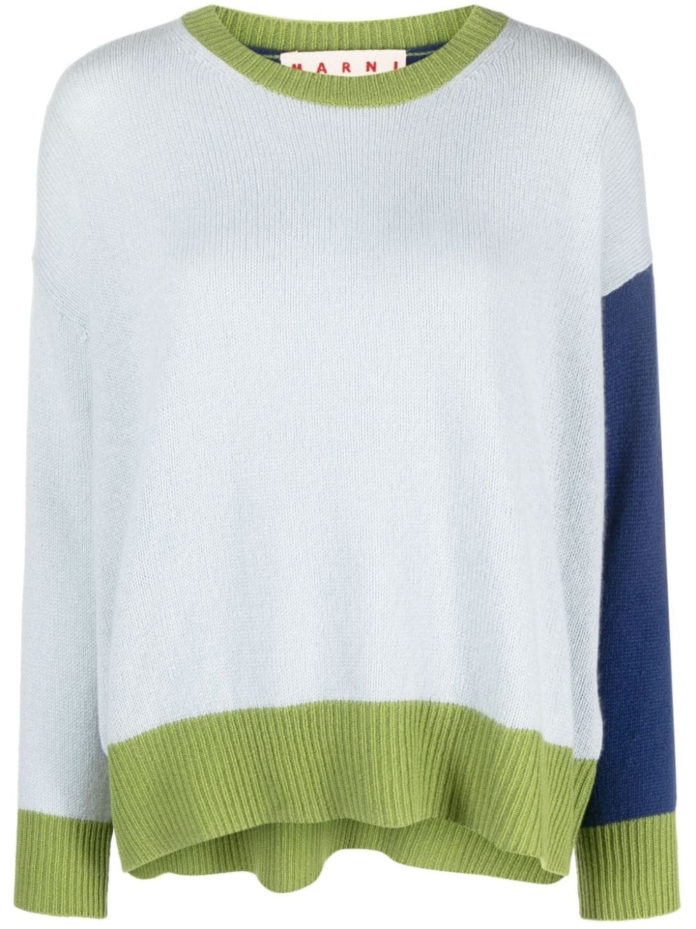 colour-block panelled jumper - 1