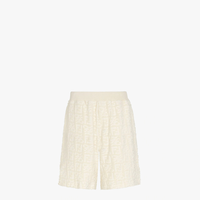 White cotton trousers - 1