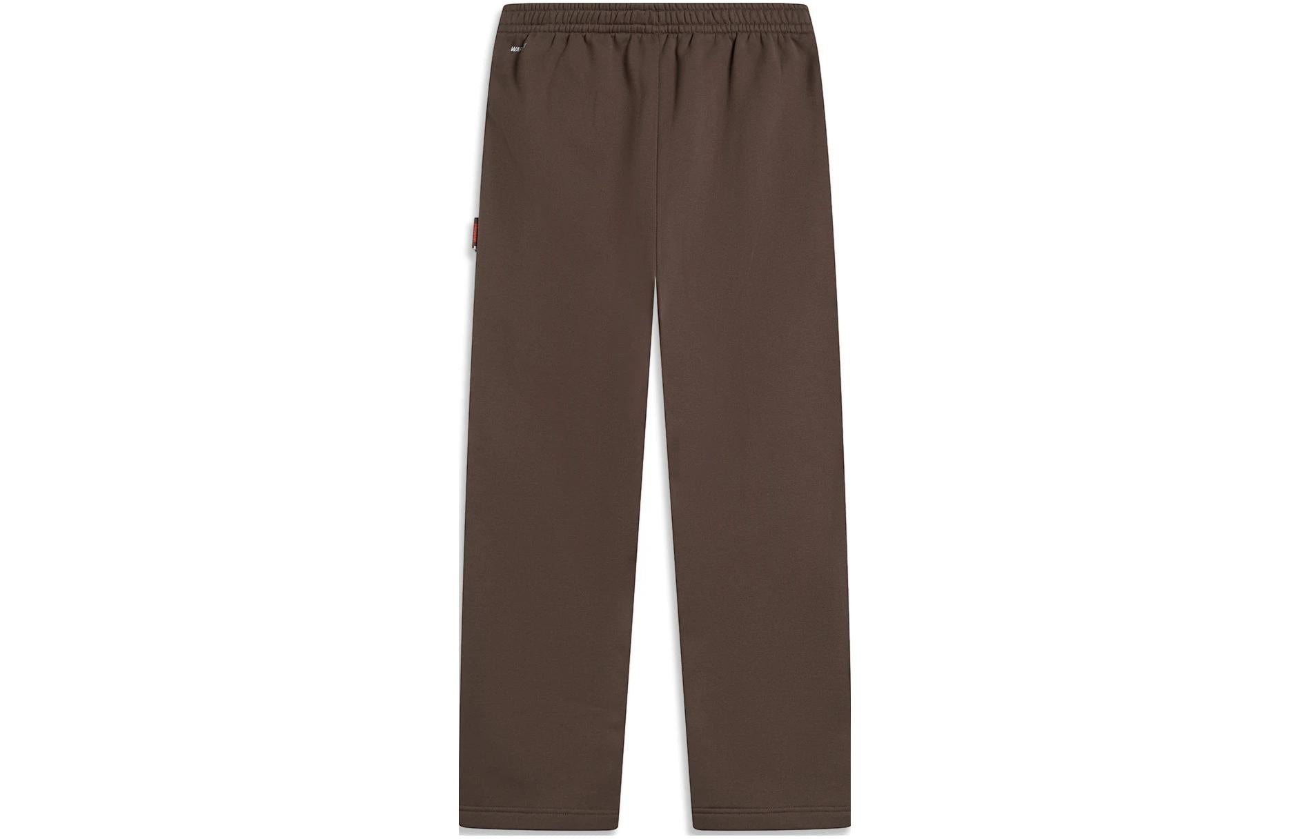 Li-Ning BadFive Logo Fleece Sweatpants 'Brown' AKLT845-1 - 2