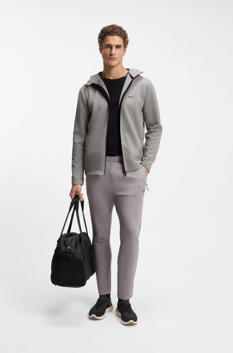 BOSS REFLECTIVE-DETAIL ZIP-UP HOODIE WITH ODOUR CONTROL outlook