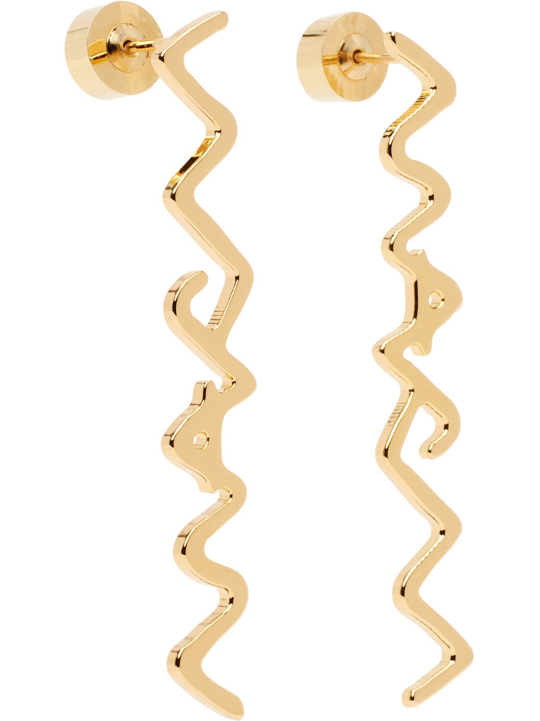Gold Marni Symbol Earrings - 2