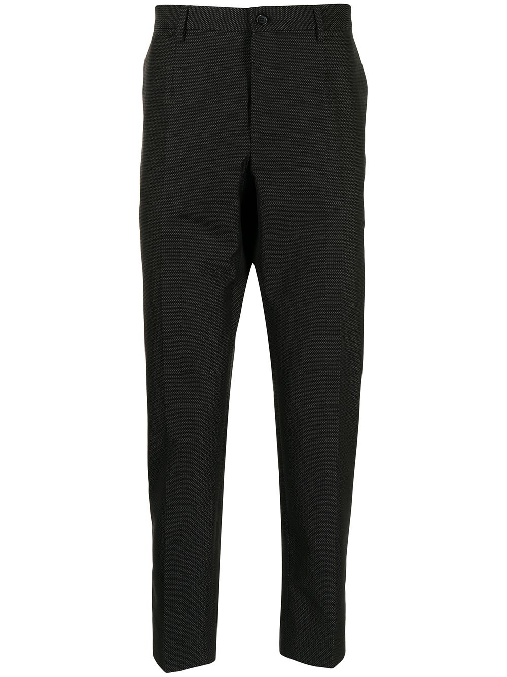 micro-dot tailored trousers - 1