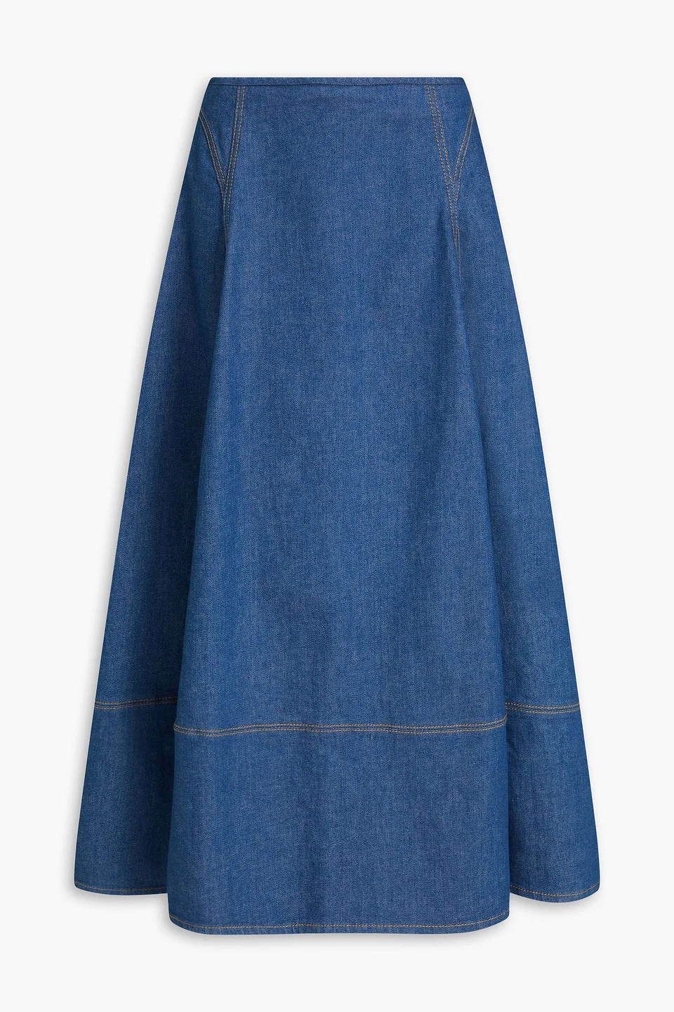 Denim midi skirt - 1