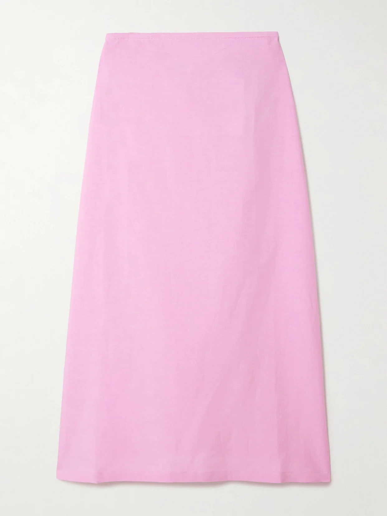 Tie-side Woven Midi Skirt - 1