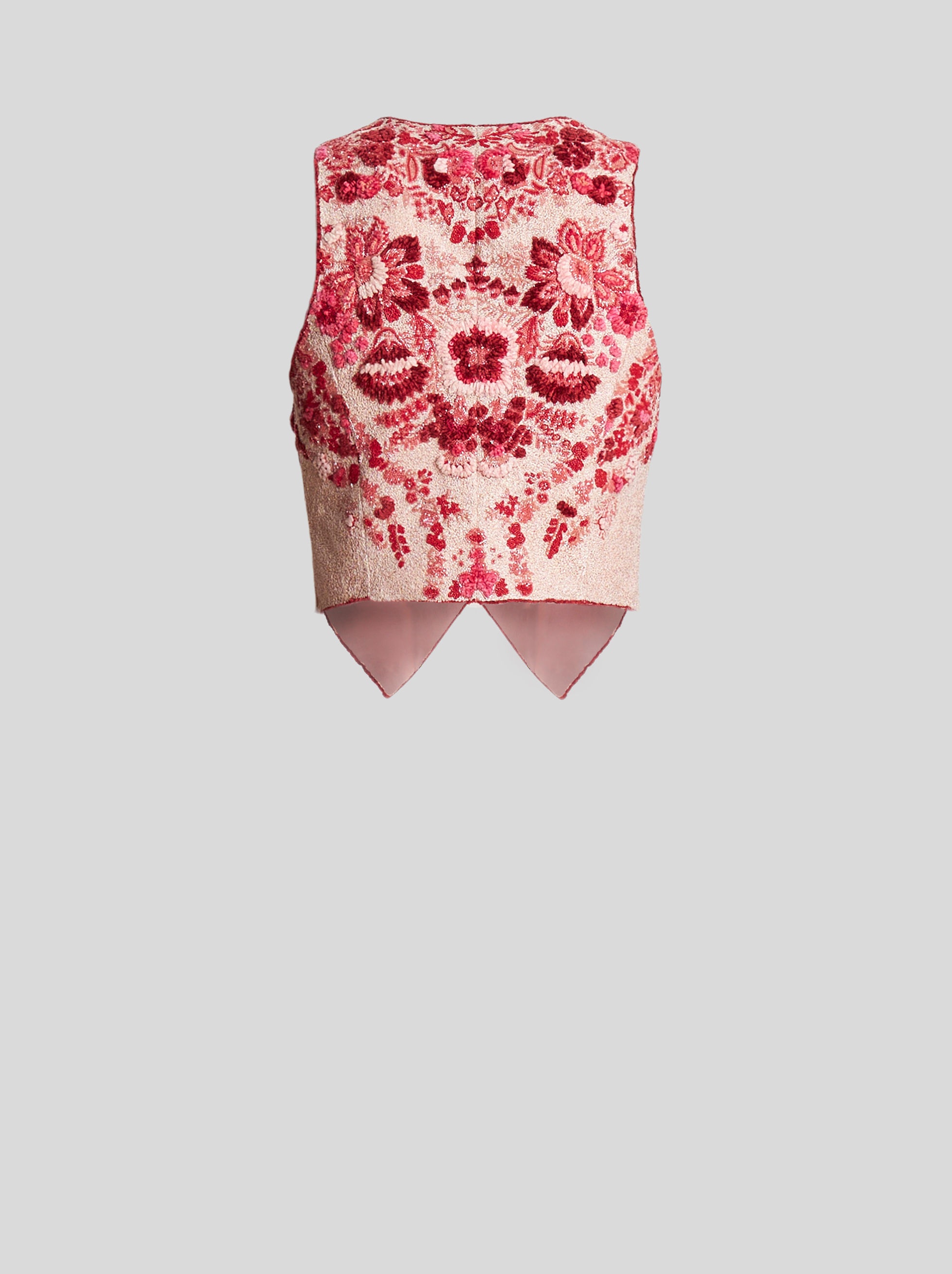 FLORAL EMBROIDERY WAISTCOAT - 2