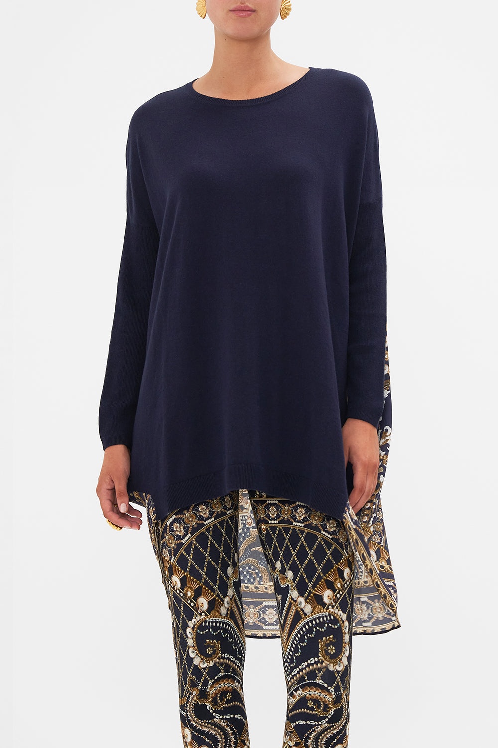 LONG SLEEVE JUMPER WITH PRINT BACK - 4