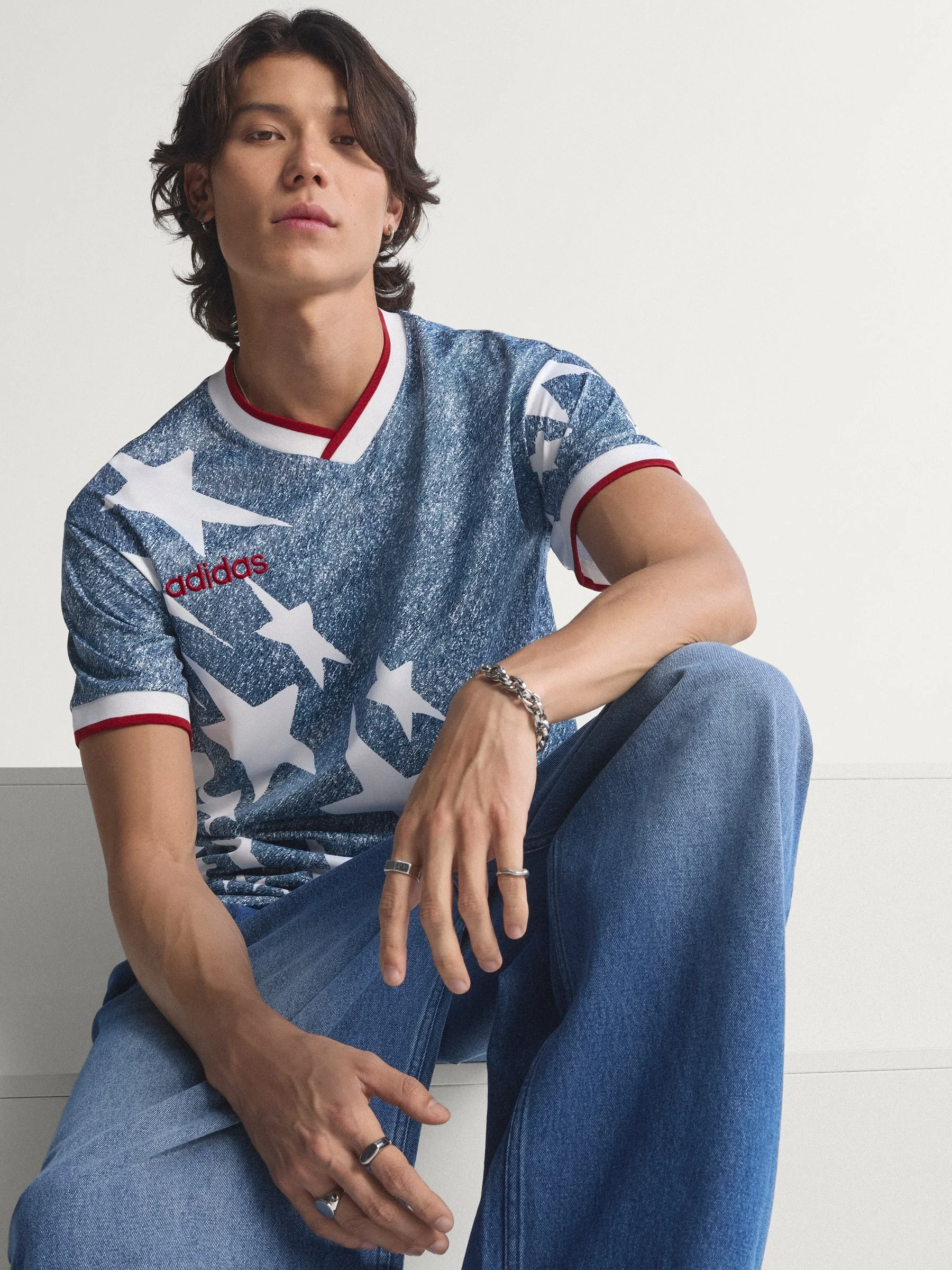 Denim Graphic Jersey - 1