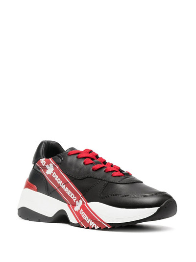 DSQUARED2 logo-tape chunky sneakers outlook