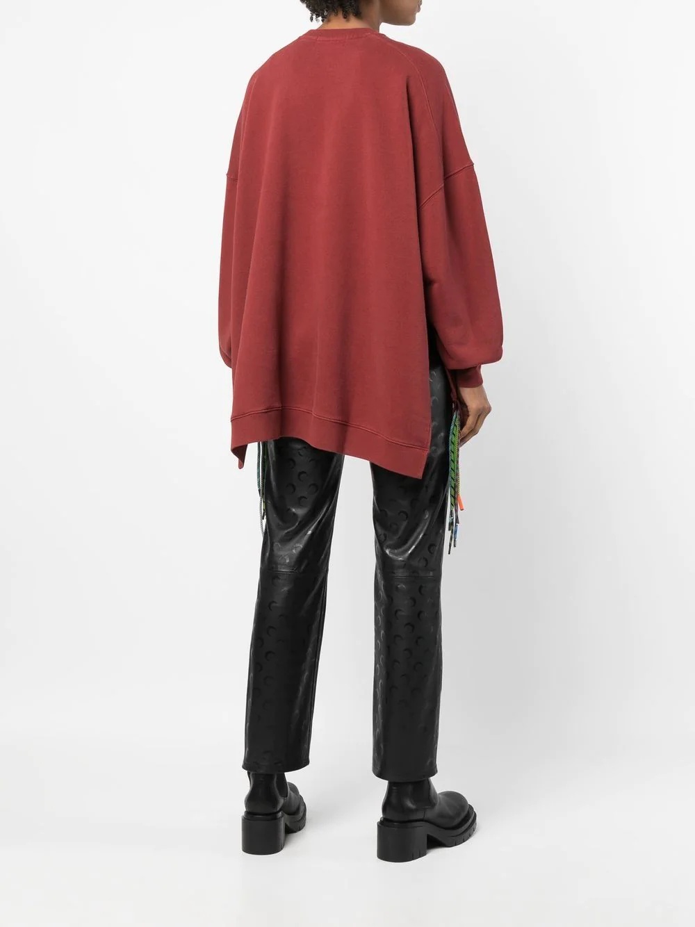 multi-cord logo sweatshirt - 4