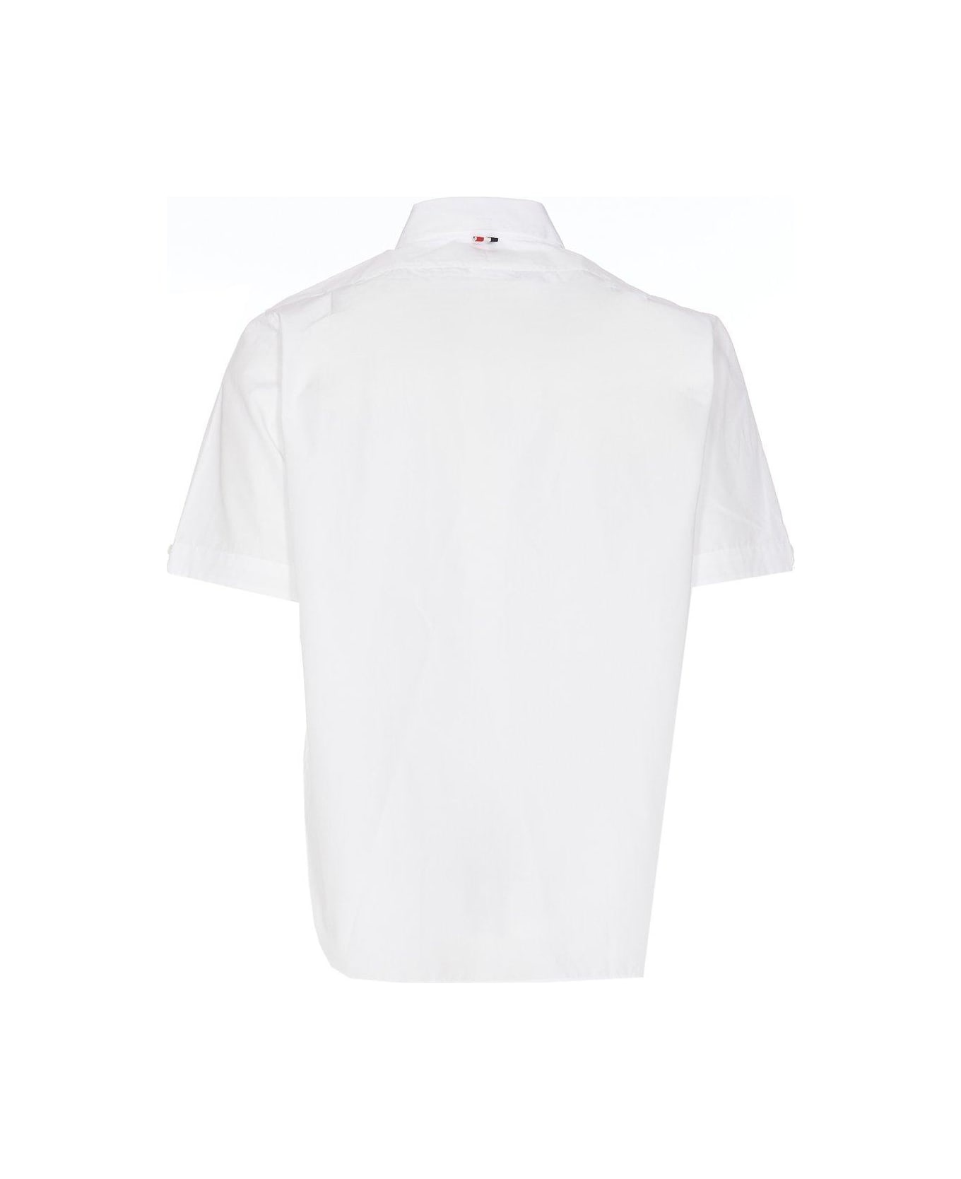Poplin Round Hem Shirt - 2