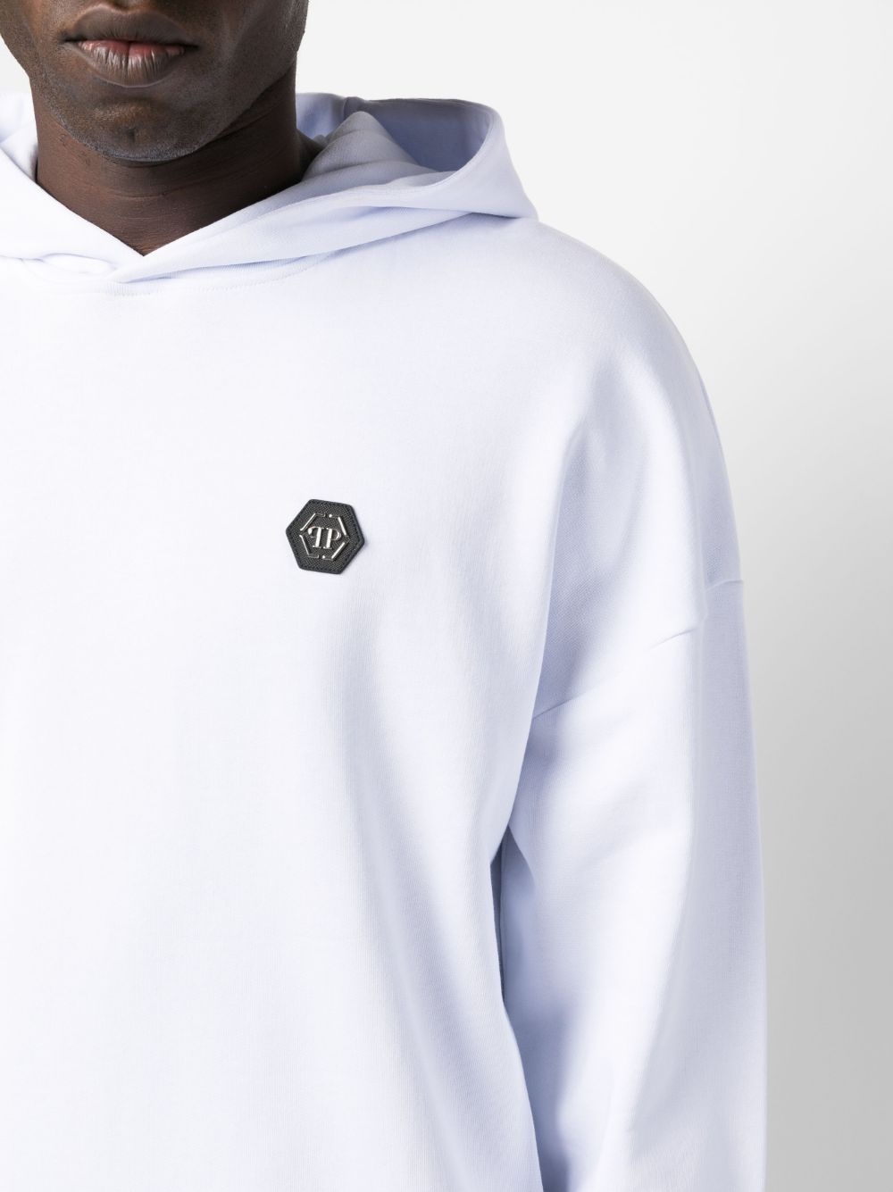 graphic-print cotton hoodie - 5